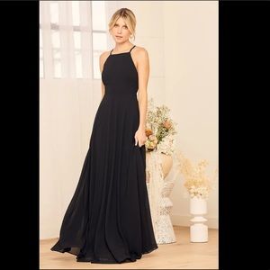 Lulus Mythical Kind of Love Black Maxi Dress
